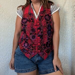 Tenango Guatemalan Embroidered Vest